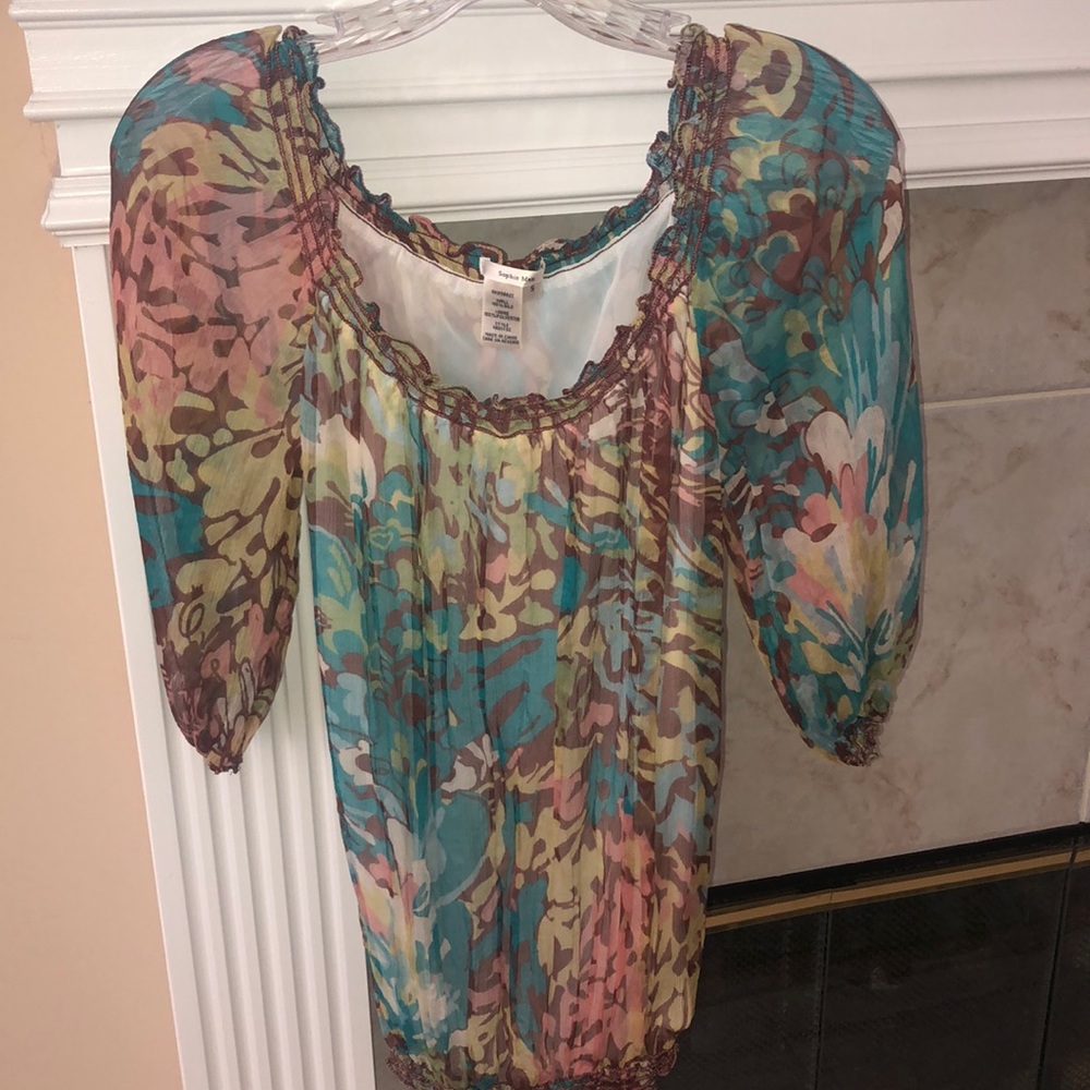 Sophie Max colorful top in small